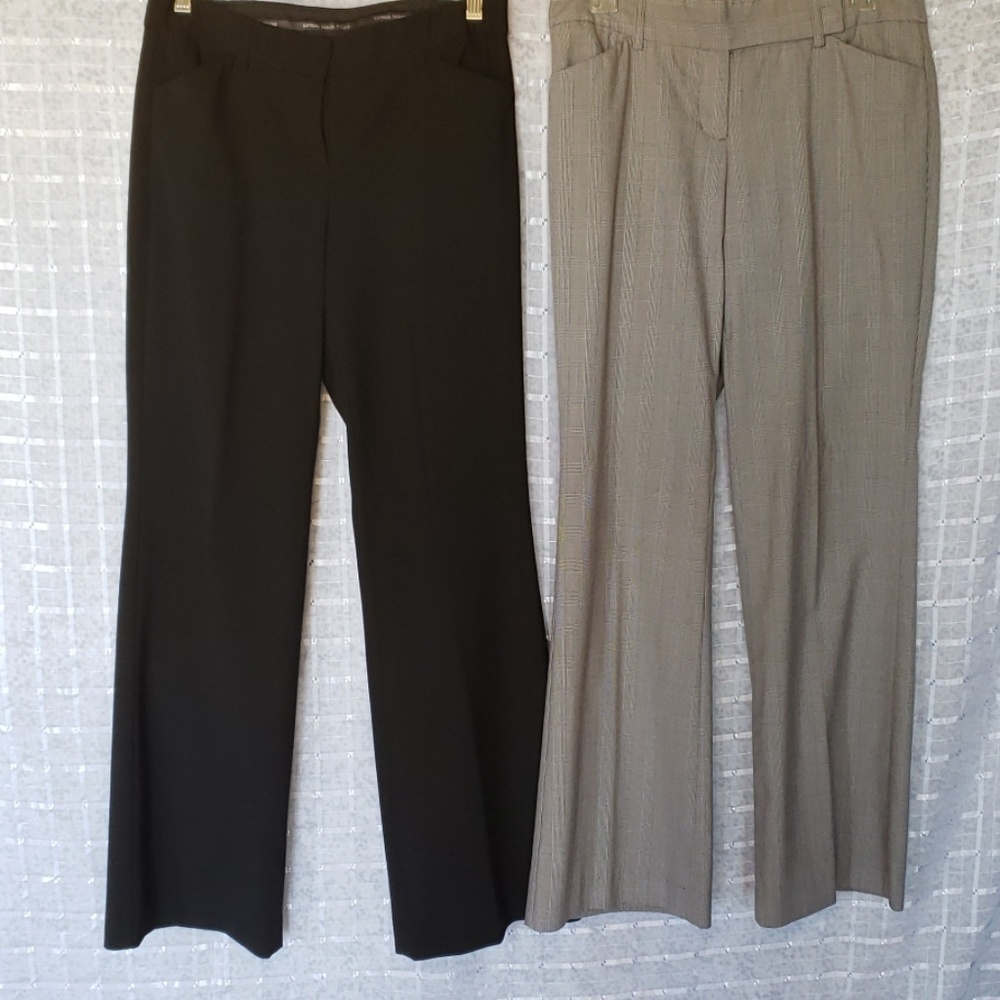 2 Pairs Express "Editor" Slacks SIZE 6